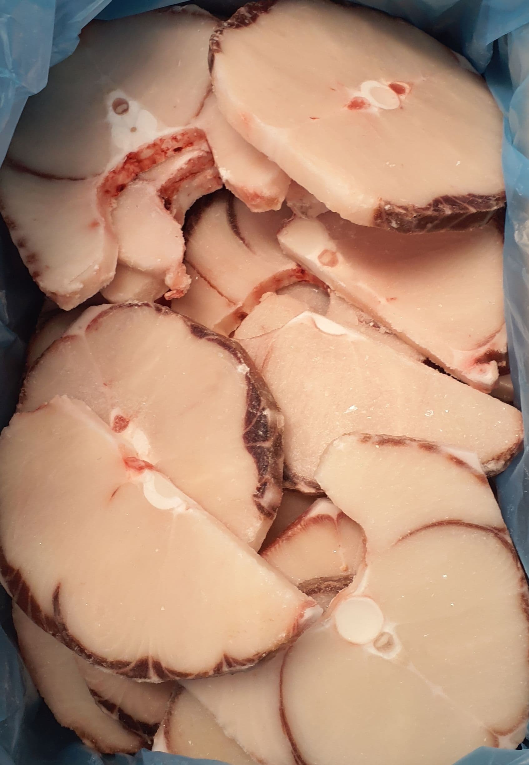 Frozen Blue shark steaks, skinless (ES) (prionace glauca)